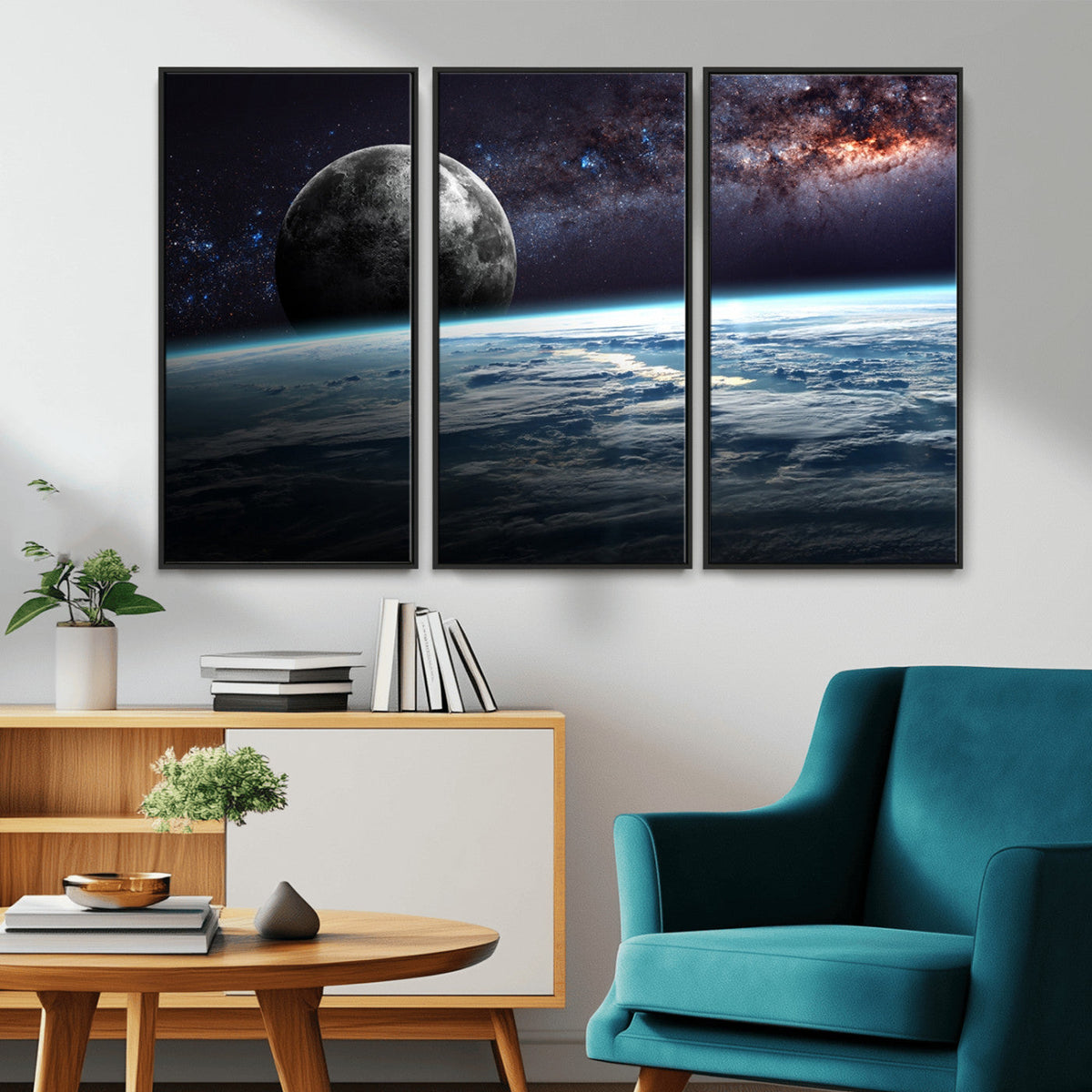Space and Planet Canvas Print