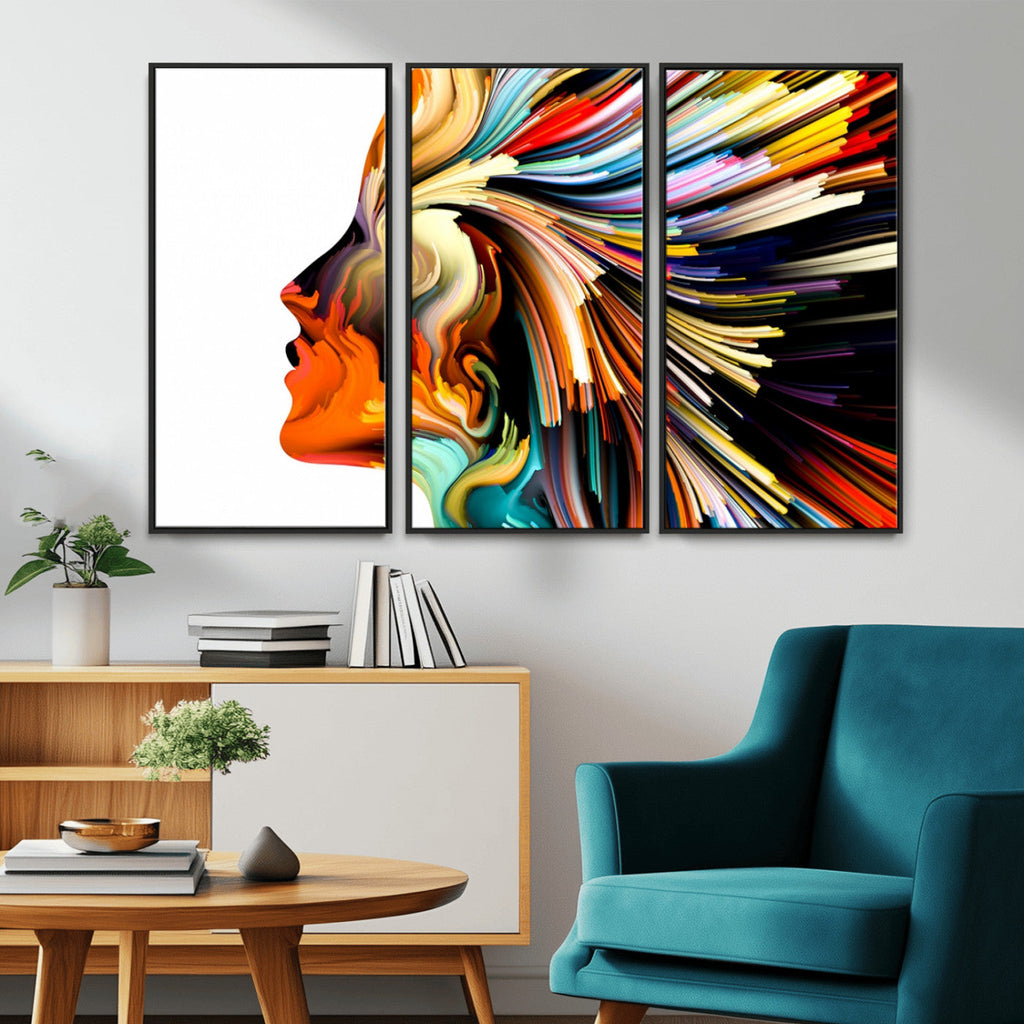 Profile Colors Canvas Print