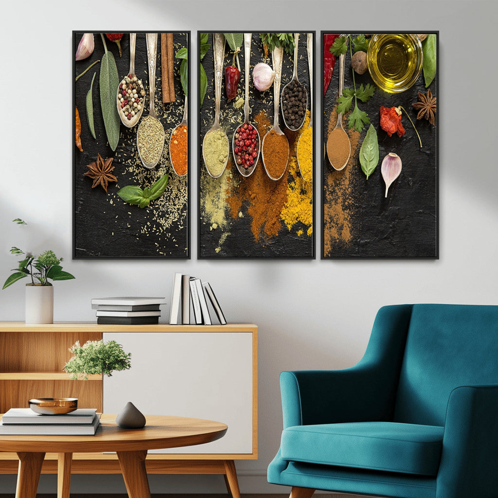 Spices Wall Art Canvas Print