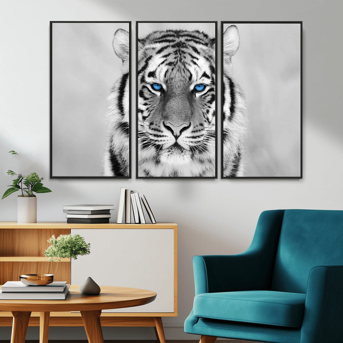 Tiger Canvas Artwork Wall Art Print