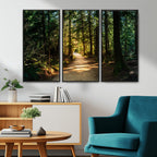 Natural Landscape Wall Art Relaxing Forest Canvas Print