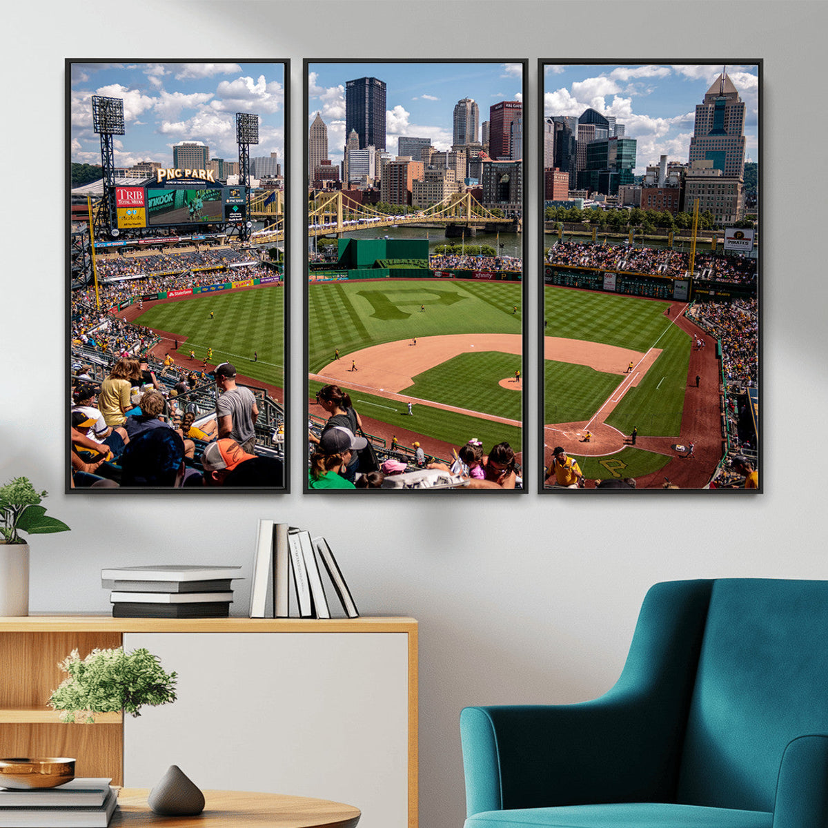 Pittsburgh Pirates Baseball Team Print, PNC Park Stadium
