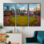 St. Louis Cardinals Baseball Team Print, Busch Stadium Wall Art, Framed and Ready to Hang