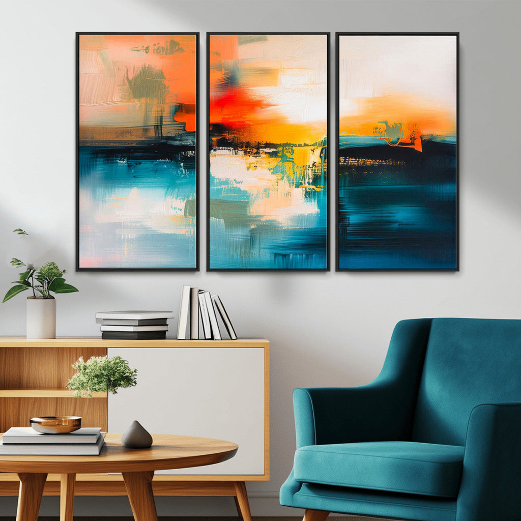 Colorful Abstract Wall Art | Bold Modern Canvas Print | Ready to Hang