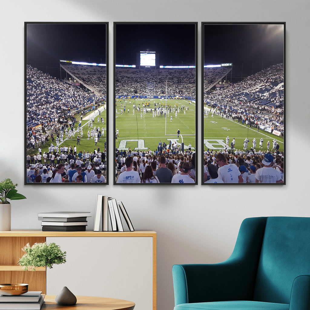 Brigham Young University Cougars Football Print Canvas