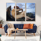 Fallen Angel Wall Art Canvas Print, Alexandre Cabanel Classic Art Reproduction