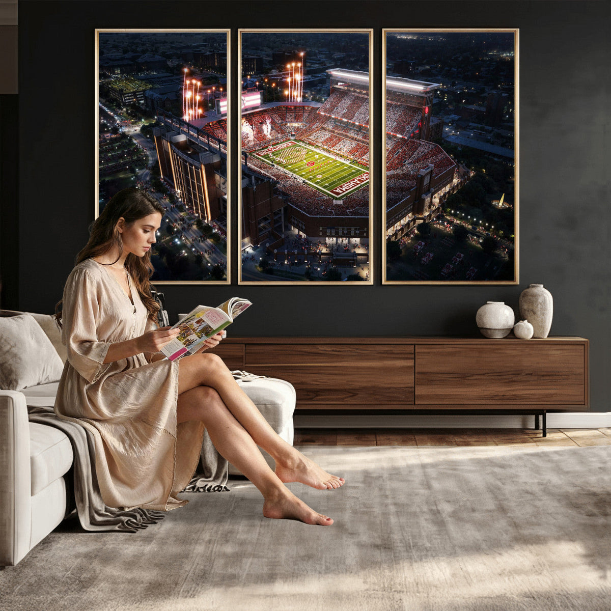 Oklahoma Memorial Stadium, Gaylord Memorial Stadium Wall Art