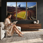 Chicago Bears Soldier Field Canvas Wall Art, NFL Stadium Panorama