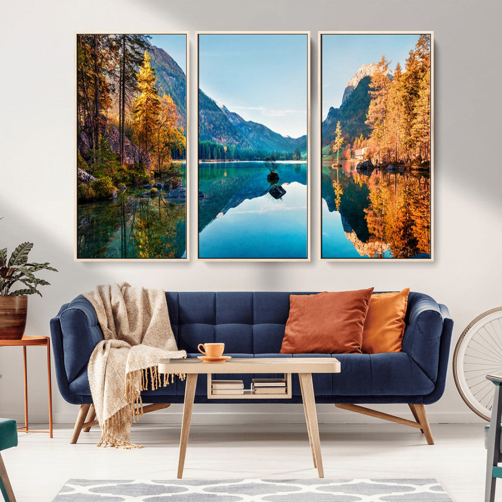 Fantastic Autumn Panorama Wall Art Canvas Print