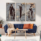 African American Wall Art | Elegant African Women Canvas Print