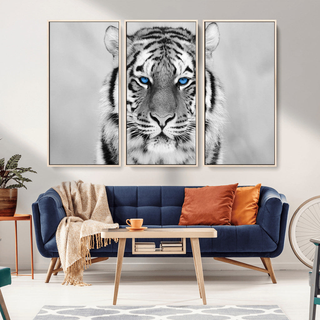 Tiger Canvas Artwork Wall Art Print