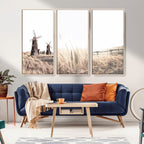 Farm Prints, Set of 6 Farmhouse Wall Art Canvas, Country House Decor