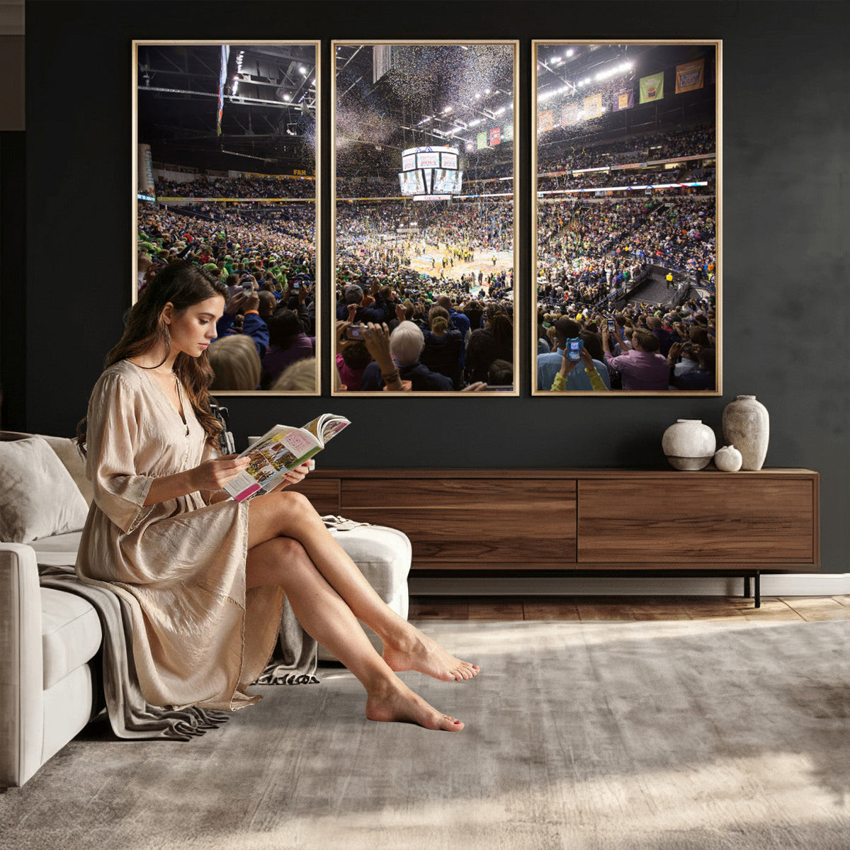 Bridgestone Arena Wall Art Canvas, Nashville Predators
