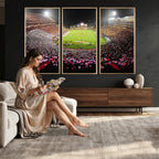 University of Maryland Terrapins Football Team Print, Extra Large Game Room Wall Decor