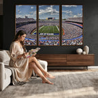 Buffalo Bills Highmark Stadium Wall Art Canvas Print, Bills Game Day Decor