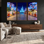 Disney Castle Wall Art | Large Magic Kingdom Canvas Artwork