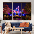 Disney Castle Wall Art | Framed Magic Kingdom Canvas