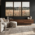 Rustic Field Landscape Wall Art Print, Giclee Canvas Wall Art