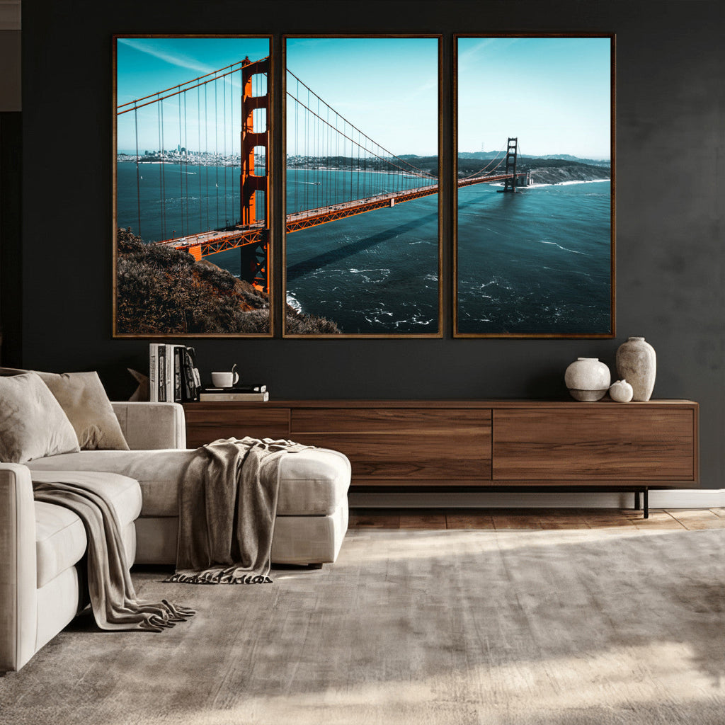Golden Gate Bridge Wall Art Canvas Print | San Francisco Landmark Photography