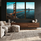 Golden Gate Bridge Wall Art Canvas Print | San Francisco Landmark Photography