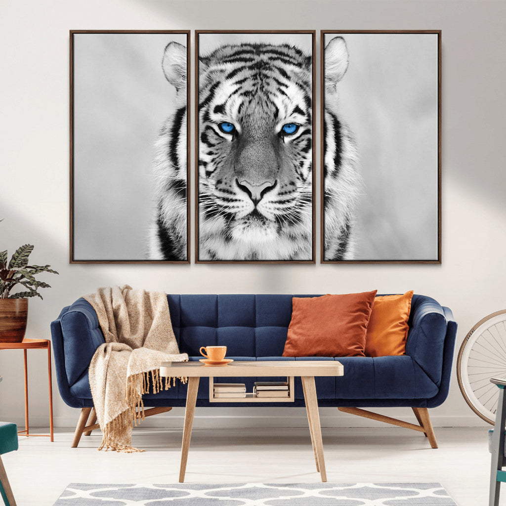 Tiger Canvas Artwork Wall Art Print