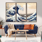 Hokusai: The Breaking Wave off Kanagawa Canvas Print