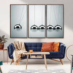 Newton's Cradle Wall Art Canvas Print | Framed Newton Cradle Wall Art