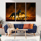 Horse Wall Art Canvas Print, Multi Panel Animal Canvas Print