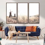 Farm Prints, Set of 6 Farmhouse Wall Art Canvas, Country House Decor