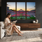 NC State Wolfpack Football Team Print Wall Art, Raleigh
