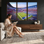 Buffalo Bills Football Team Print Canvas, Buffalo Highmark Stadium