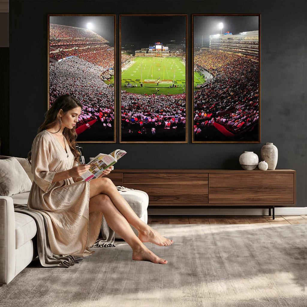 University of Maryland Terrapins Football Team Print, Extra Large Game Room Wall Decor
