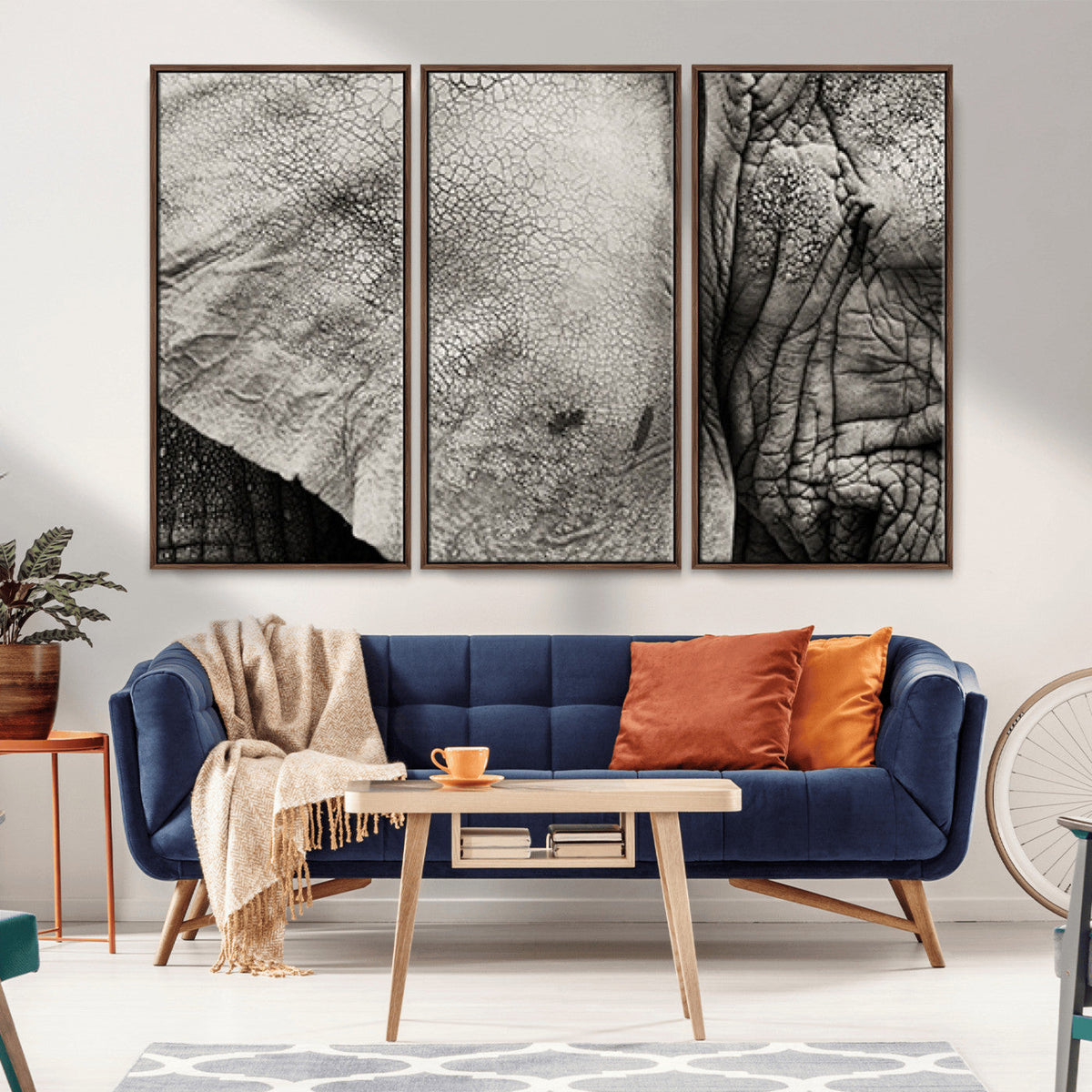 Elephant Wall Art Canvas Print