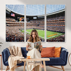 Chicago Bears Soldiers Field Wall Art Canvas Print, Framed and Ready to Hang