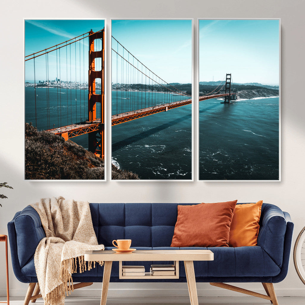 Golden Gate Bridge Wall Art Canvas Print | San Francisco Landmark Photography