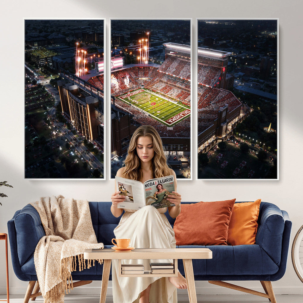 Oklahoma Memorial Stadium, Gaylord Memorial Stadium Wall Art