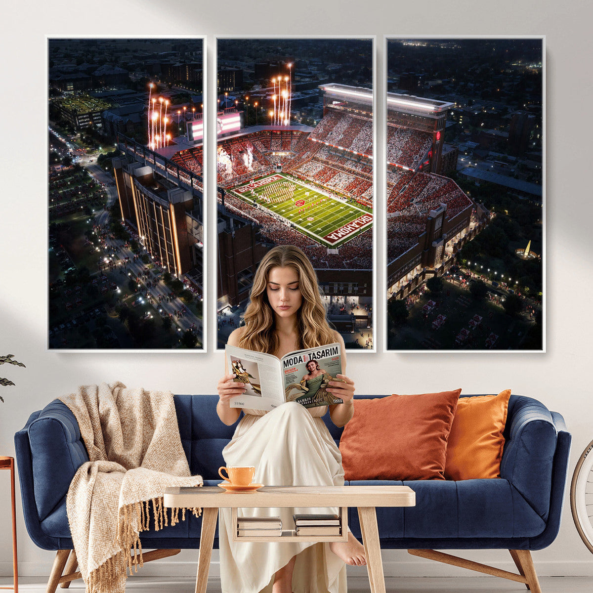Oklahoma Memorial Stadium, Gaylord Memorial Stadium Wall Art