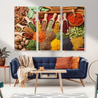 Spices Kitchen Wall Art Canvas Print