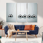 Newton's Cradle Wall Art Canvas Print | Framed Newton Cradle Wall Art