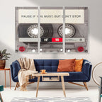 Music Cassette Iconic Wall Art Canvas Print