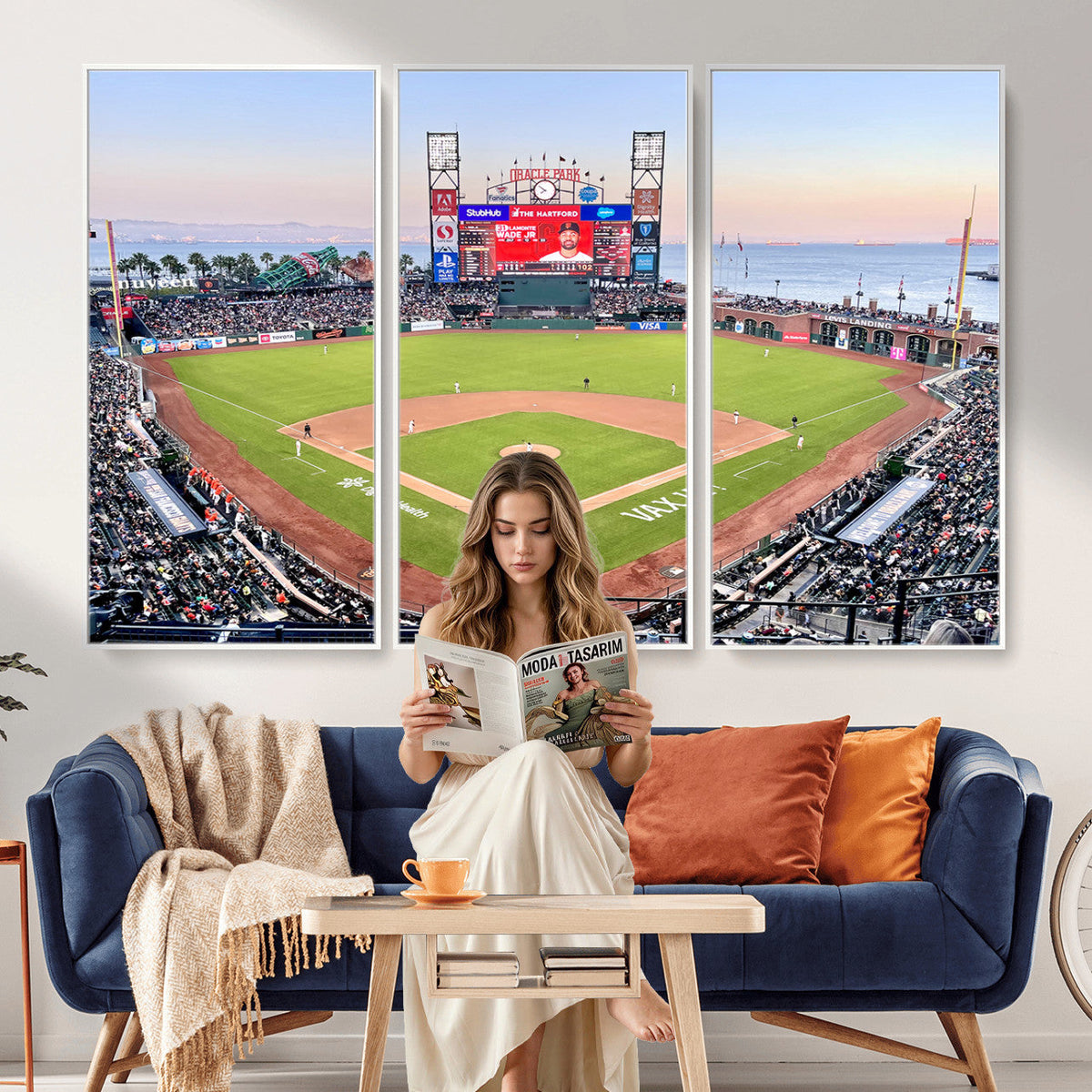 San Francisco Giants Baseball Team Print, Oracle Park