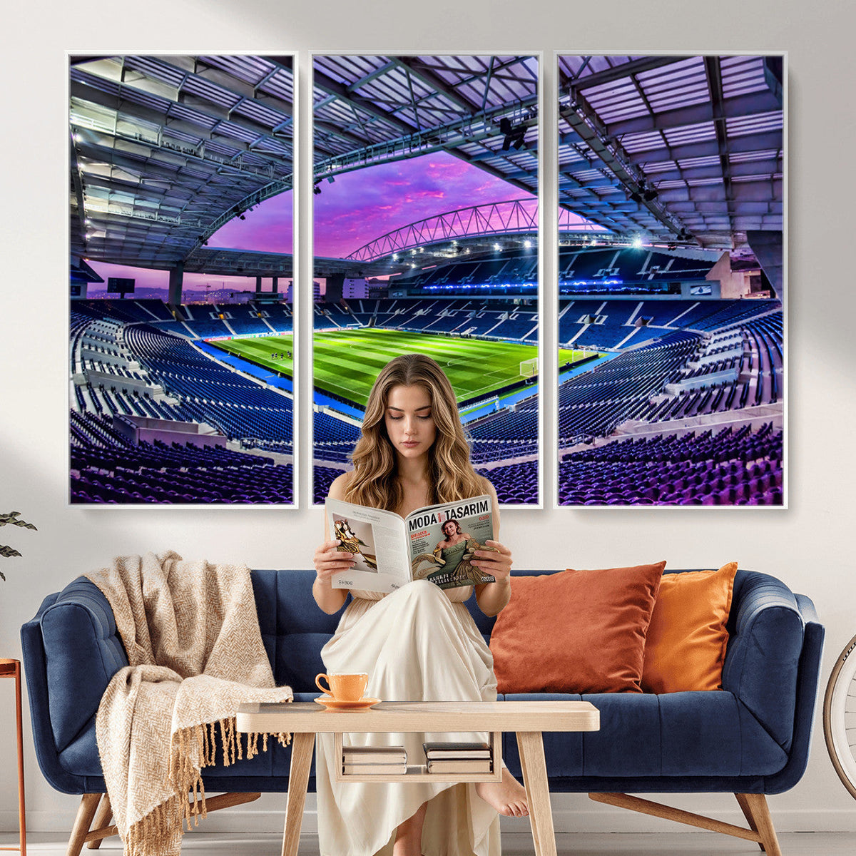 FC Porto Soccer Team Print Canvas, Dragon Stadium Wall Art