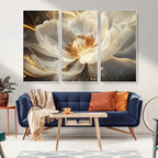 Abstract Floral Wall Art Canvas Print