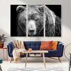 399 Grizzly Bear Canvas Print, Ready to Hang Wall Art