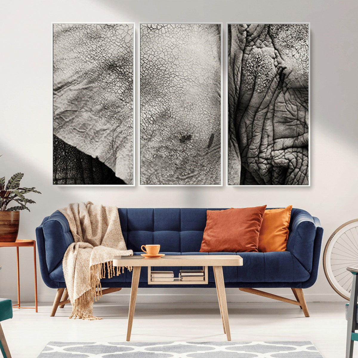 Elephant Wall Art Canvas Print