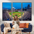 Target Field Stadium Wall Art Canvas Print, Minnesota Twins