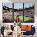 Chicago Bears Soldiers Field Wall Art Canvas Print, Framed and Ready to Hang