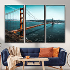Golden Gate Bridge Wall Art Canvas Print | San Francisco Landmark Photography