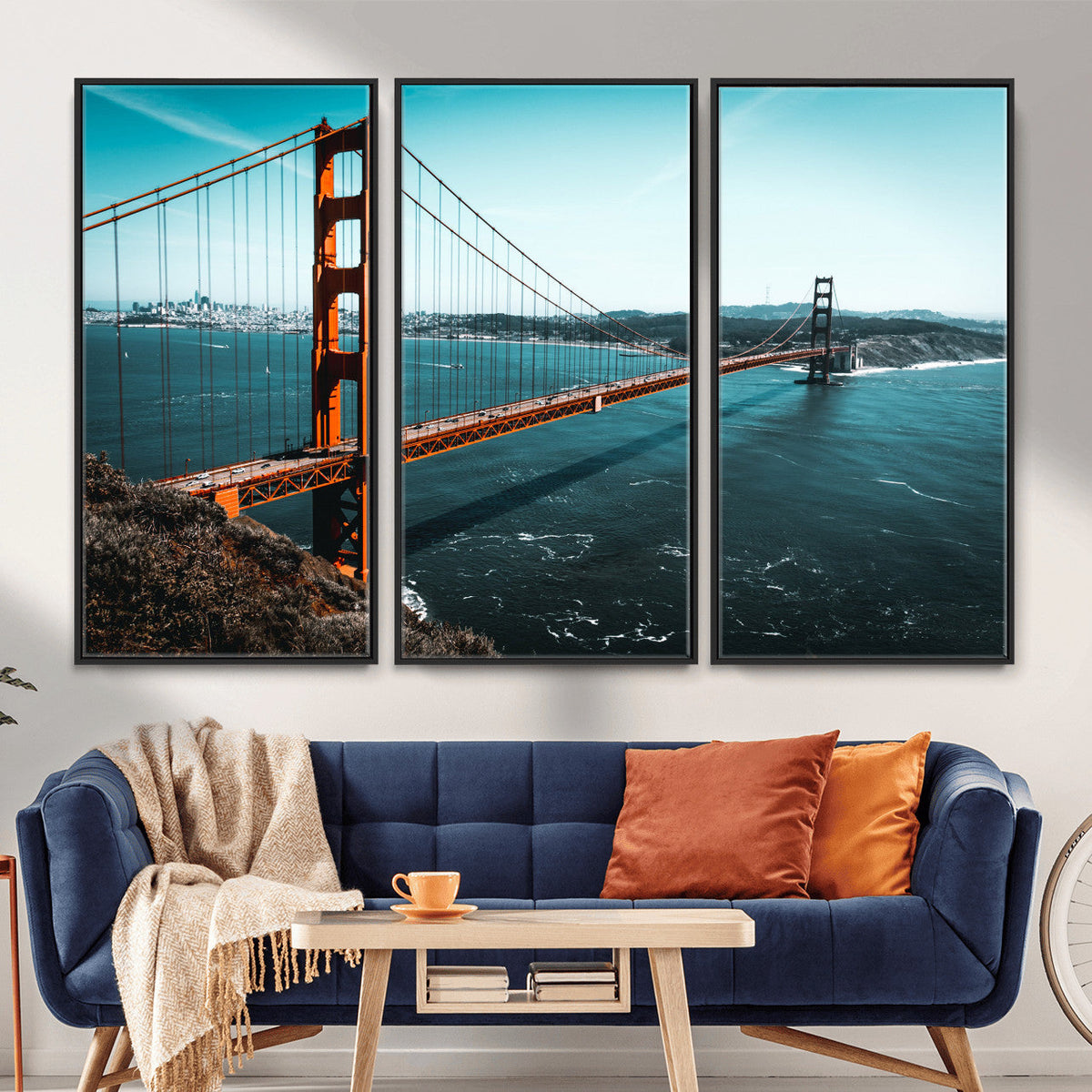 Golden Gate Bridge Wall Art Canvas Print | San Francisco Landmark Photography