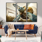 Vintage Airplane Canvas Print